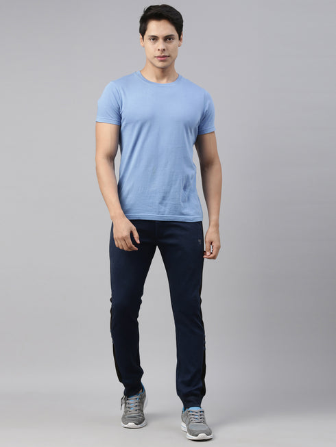 Blue Striped Track Pant